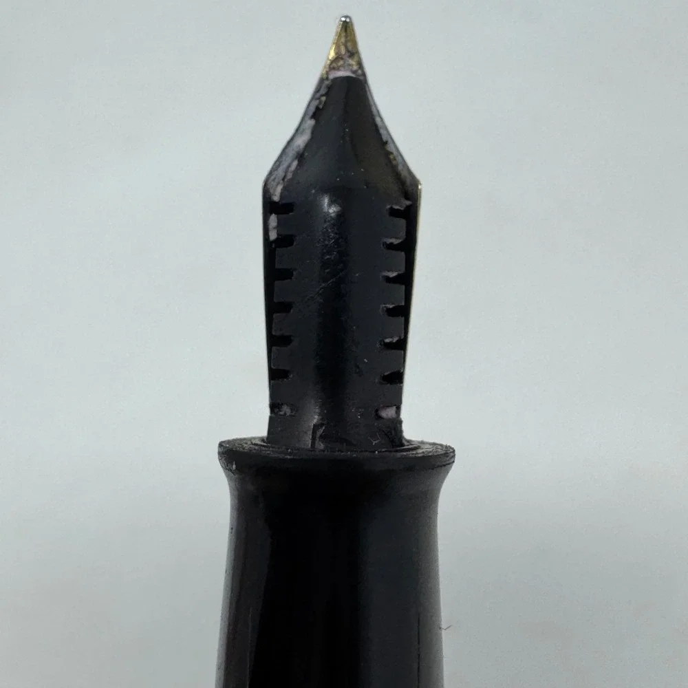 Vintage Sheaffer Jr Fountain Pen‎ Black Abalone Shell Flake Celluloid USA Made